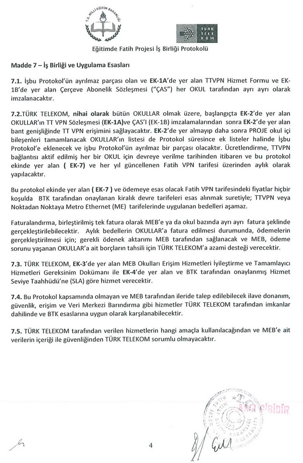 ADSL faturalarını MEB toptan ödeyecek