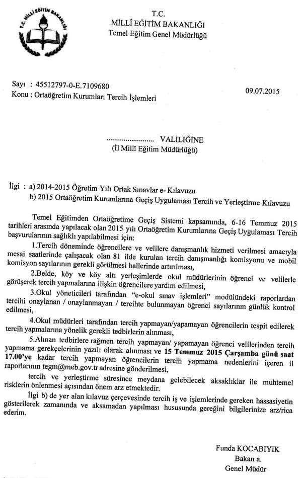 İller mobil tercih komisyonu kuracak