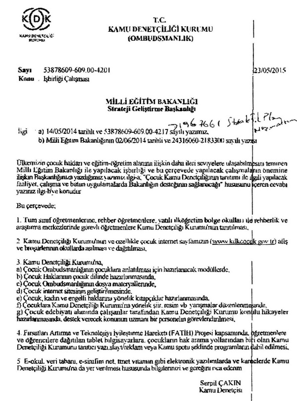 Ombudsman okullara açılacak