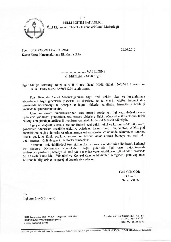 Faturayı geciktiren müdüre soruşturma açılacak