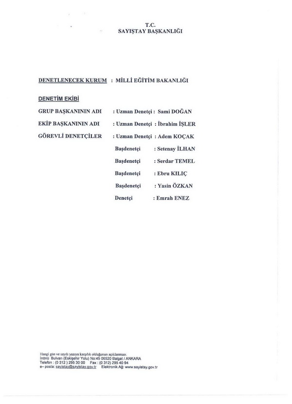 Sayıştay MEB'i denetleyecek