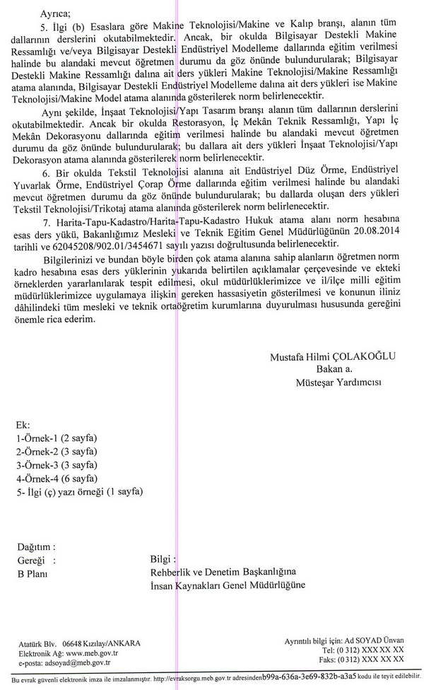 MEB, meslek liselerinde norm kadro ders yükünün nasıl belirleneceğini açıkladı