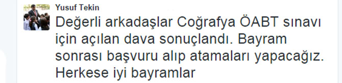 Coğrafya öğretmenleri için MEB’den atama tarihi!