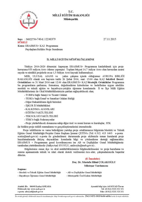 Erasmus programına etkin katılım sağlanacak