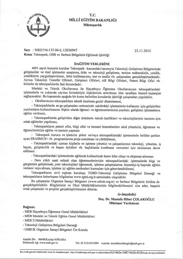 Fuarlarda stant açılması ve teknoparklar