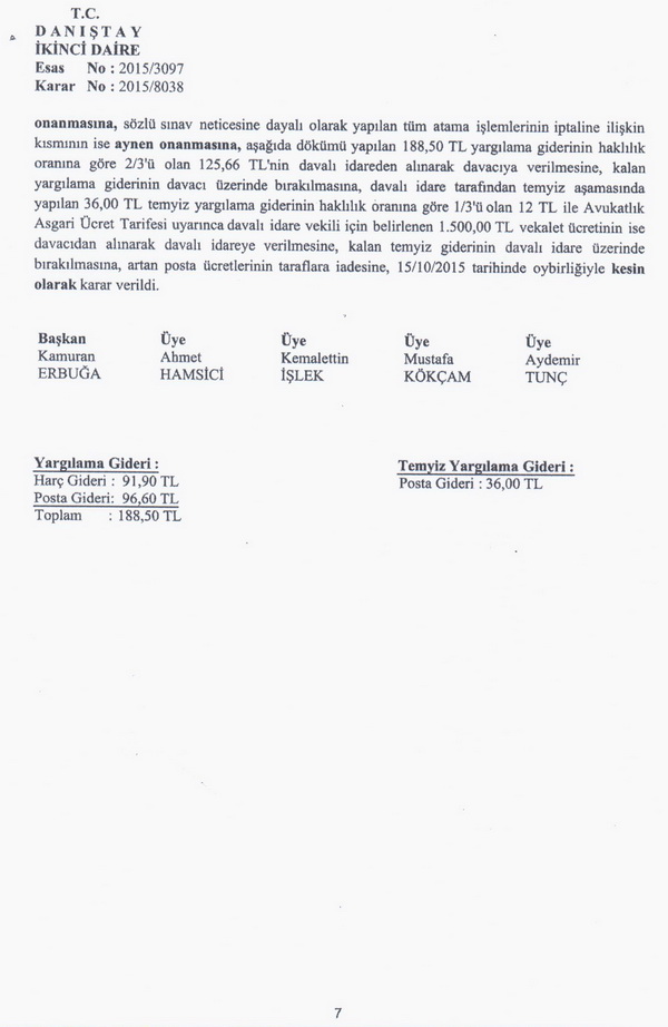 1709 MEB şube müdürü ataması iptal edildi