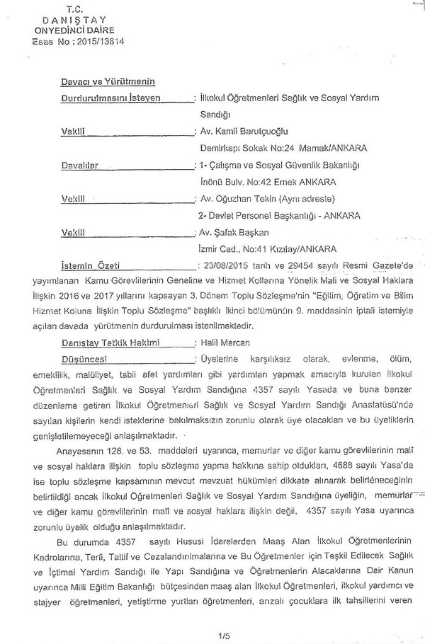 MEB'den ''İlksan Üyeliği'' Yazısı