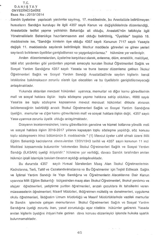 MEB'den ''İlksan Üyeliği'' Yazısı