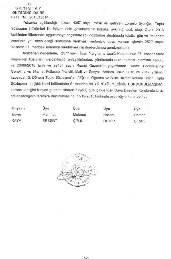 MEB'den ''İlksan Üyeliği'' Yazısı