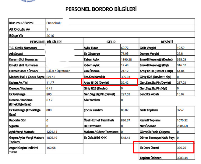 1 dereceyle birlikte, bazı maaşlar neden düştü?
