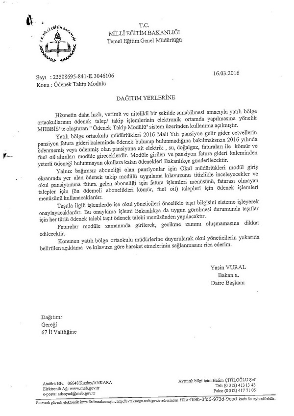 Faturalar zamanında modüle girecek