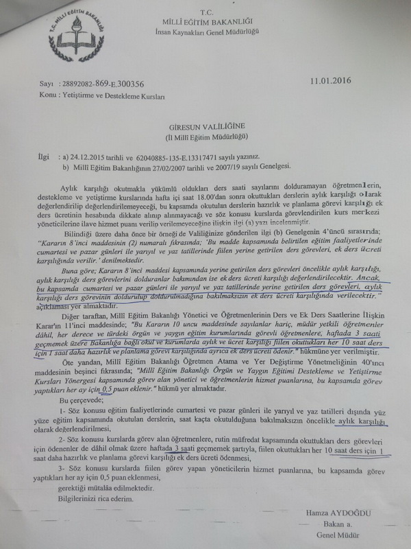 Yüz yüze eğitime hazırlık ve palanlama ödenir mi?