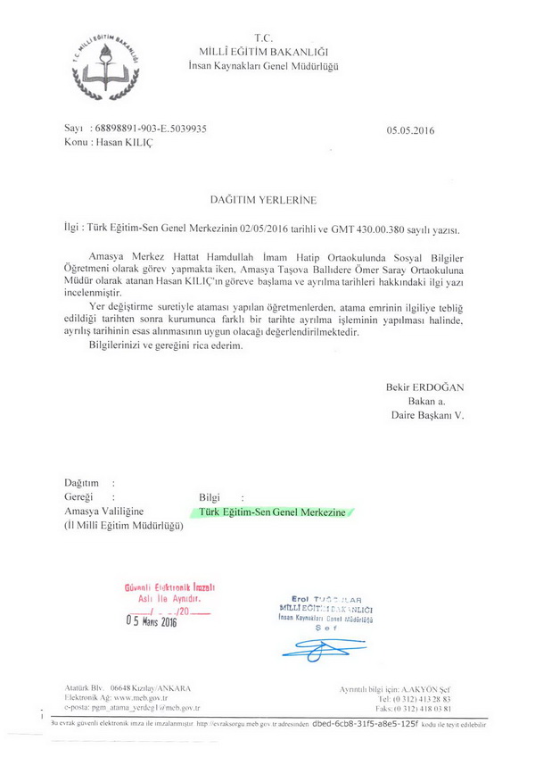 MEB, "tebliğ tarihinde ilişik kesilmeyebilir" dedi