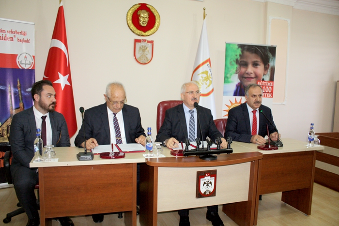 Devlet-Vatandaş katkısı ile yaptırılacak 24 Derslikli okul için protokol imzalandı