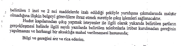 Memurların yurt dışına çıkışları için yeni açıklama