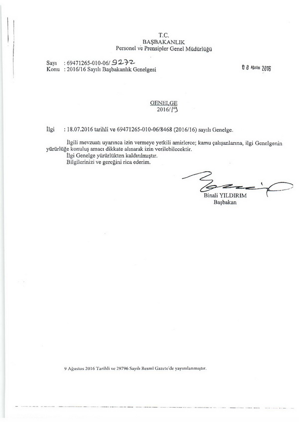 MEB'den ''Yıllık İzinler'' Genelgesi