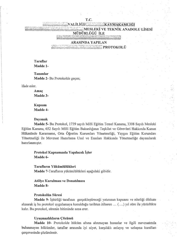 MEB'den protokol hazırlama ve uygulama genelgesi