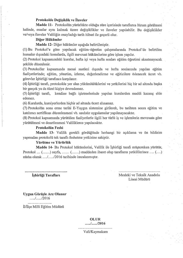 MEB'den protokol hazırlama ve uygulama genelgesi