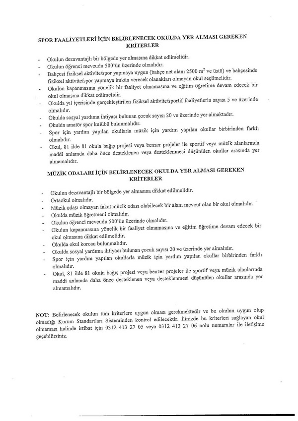 Okullarda sportif alanlar ve müzik odaları oluşturulacak