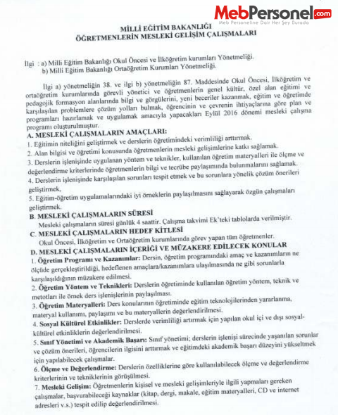 Öğretmenlere Eylül Seminer Dilekçe Örneği (Başka Okulda İlde Almak İçin)