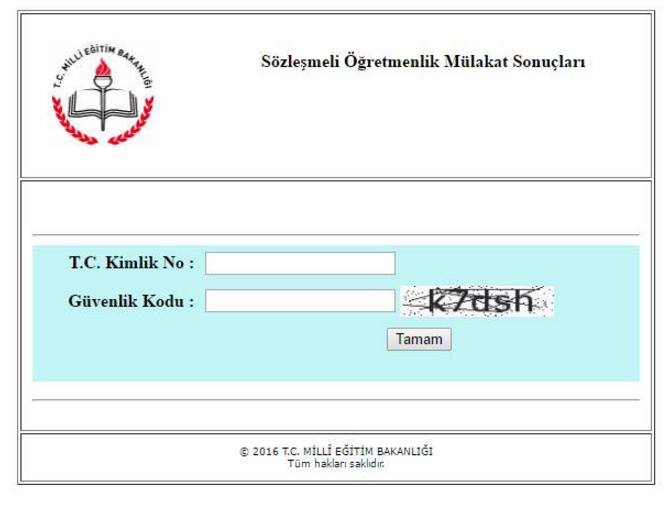 Sözleşmeli Öğretmenlik Mülakat Puanları Sorgu Sayfası Açıldı; Sonra Tekrar Kapandı
