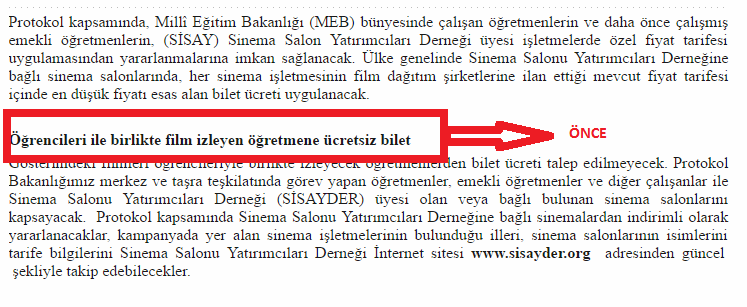 Ali Yalçın'ın, Öğretmeni Beleşçi Gösteren MEB Haberini Eleştiri Sonrası Haber Düzeltildi.