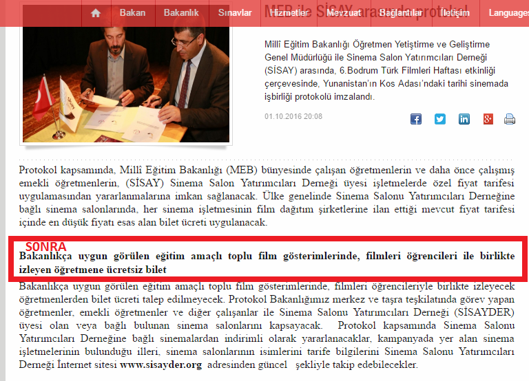 Ali Yalçın'ın, Öğretmeni Beleşçi Gösteren MEB Haberini Eleştiri Sonrası Haber Düzeltildi.