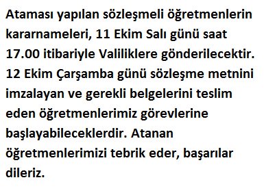 Ataması Yapılan Öğretmenler İçin MEB'den Önemli Duyuru