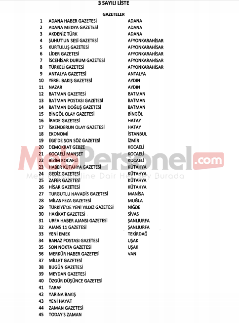 MEB'den Tüm Okullara Fetö Uyarısı