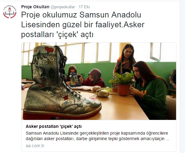 Proje Okulları'nın Adresi @projeokullar