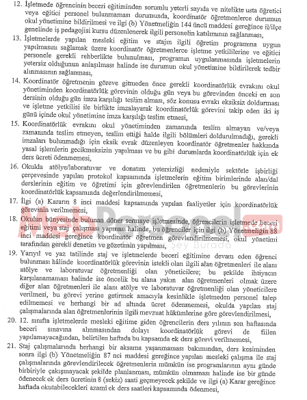 MEB'den ''Koordinatörlük Görevi'' Yazısı