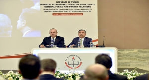 Bakan Yılmaz ve Bakan Çavuşoğlu, yurt dışındaki eğitim müşavirleri ile bir araya geldi