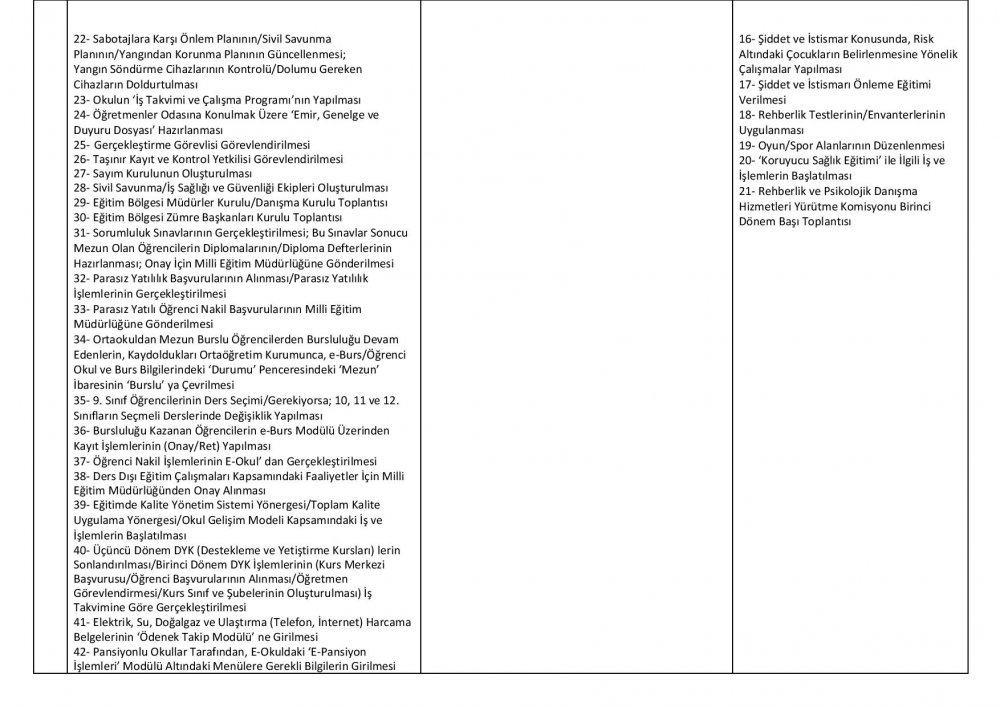 Ortaöğretim Kurumları 2016-2017 İş Takvimi Güncellendi