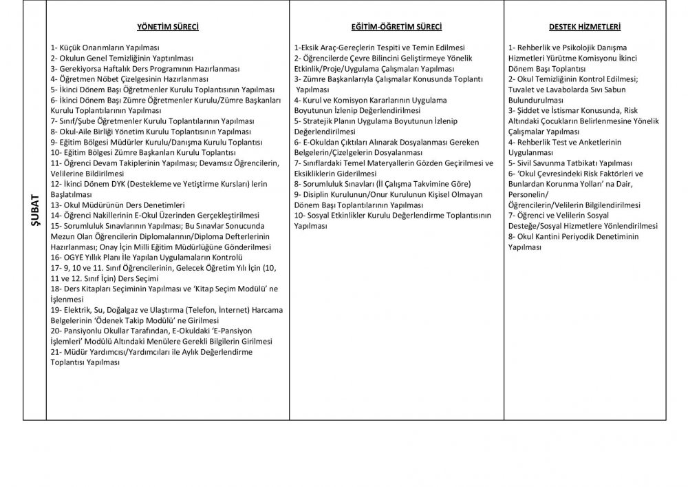 Ortaöğretim Kurumları 2016-2017 İş Takvimi Güncellendi