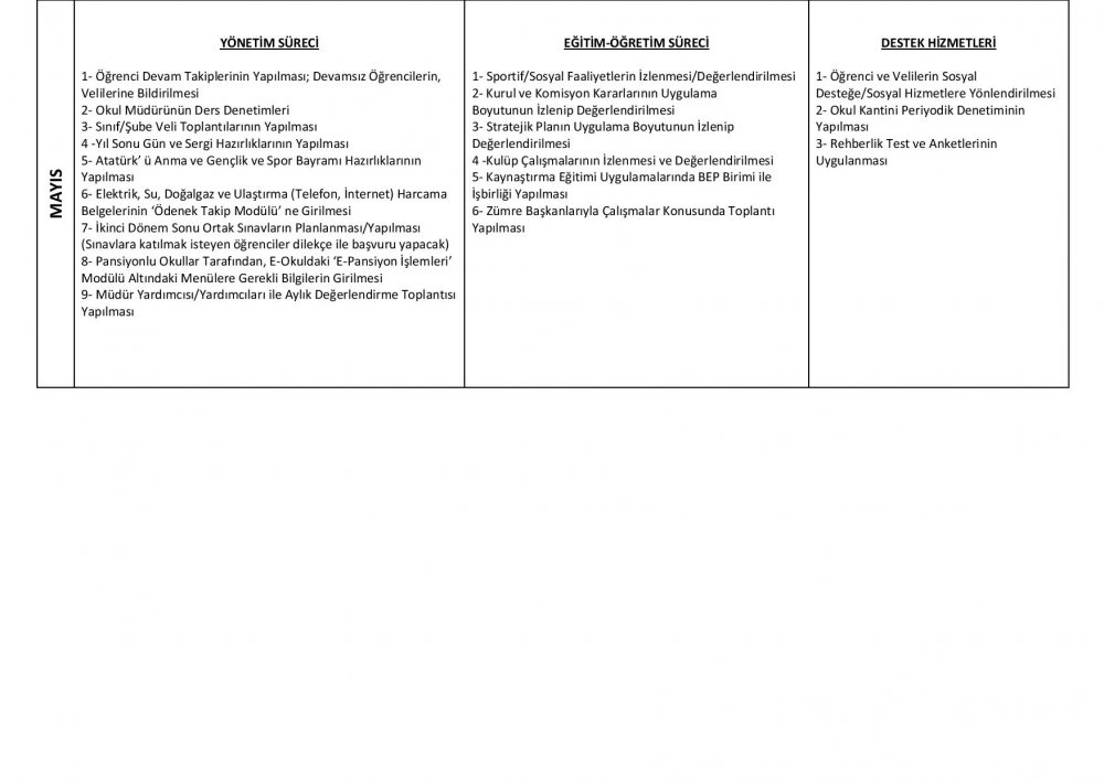 Ortaöğretim Kurumları 2016-2017 İş Takvimi Güncellendi