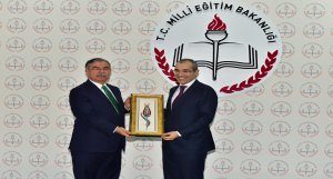 Bakan Yılmaz, Azerbaycan Eğitim Bakanı ile bir araya geldi