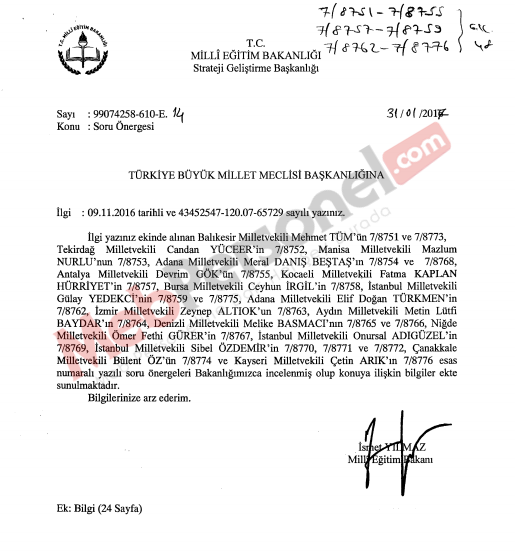 MEB'den Şube Müdürü Atamaları Açıklaması