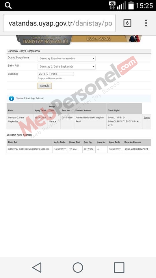 DANIŞTAY İDDK Kararı “1709 Şube Müdürü Atamasının İptali” Anlamına Geliyor