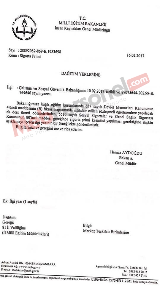 Sözleşmeli Öğretmenlerin Ek Ders Ücreti Kesintili Ödenecek