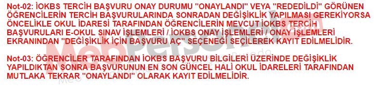 ORTAOKUL KURUM MÜDÜRLÜKLERİNİN DİKKATİNE (E-OKUL YENİ DUYURU)