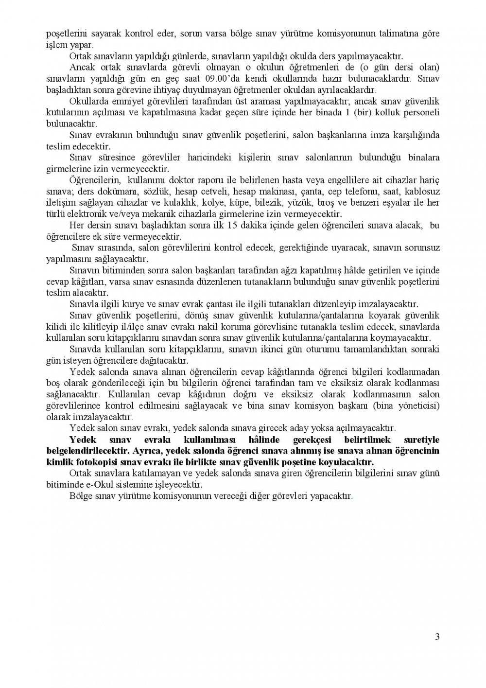 TEOG Sınavında Dikkat Edilecek Hususlar Açıklandı