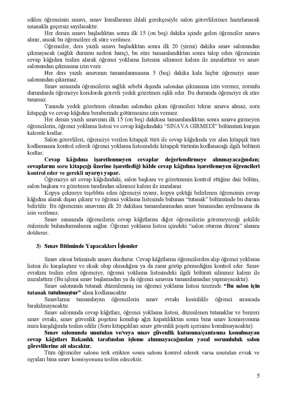 TEOG Sınavında Dikkat Edilecek Hususlar Açıklandı