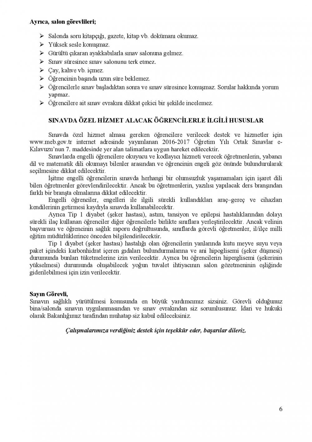 TEOG Sınavında Dikkat Edilecek Hususlar Açıklandı