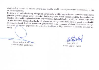 Yönetici Atama Yönetmeliğinde 25. Madde Sıkıntısı