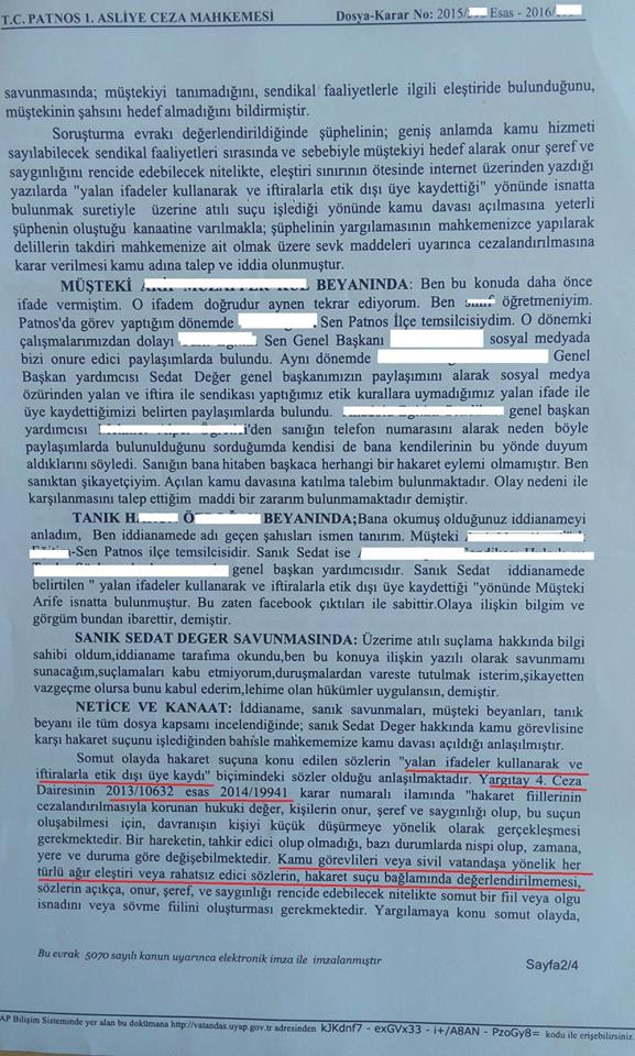 Sedat DEGER ‘den Bir Dava Kazanımı Daha: Sendikacılar İçin Emsal Karar