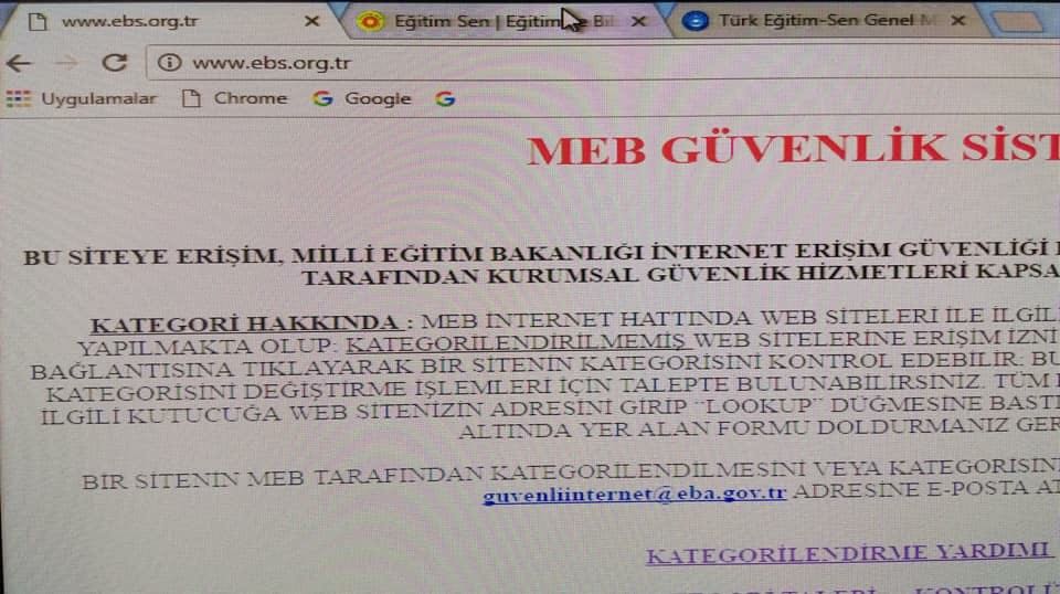 MEB Yasak Listesine Sendikayı Ekledi