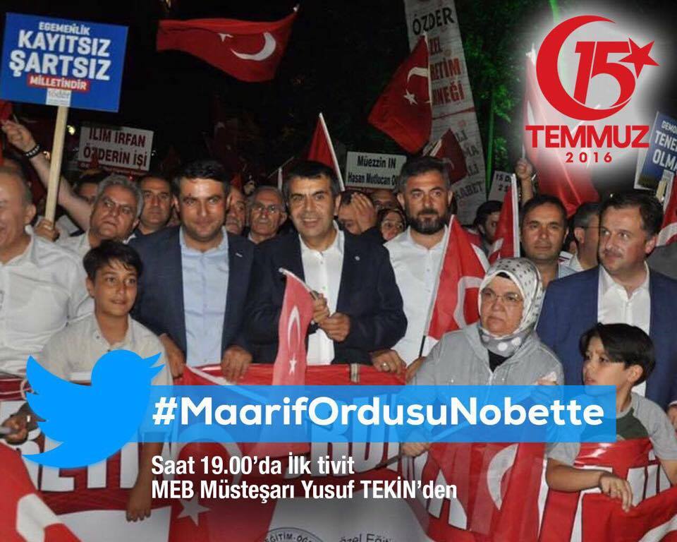 MEB Şehitlerine Sahip Çıkıyor ve Nöbette