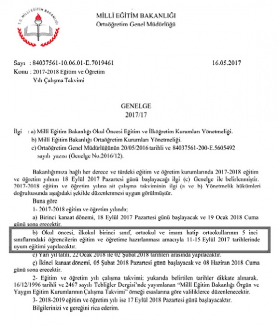 Bu yıl okul öncesi ve 1. sınıf Uyum Eğitimi tarihleri açıklandı