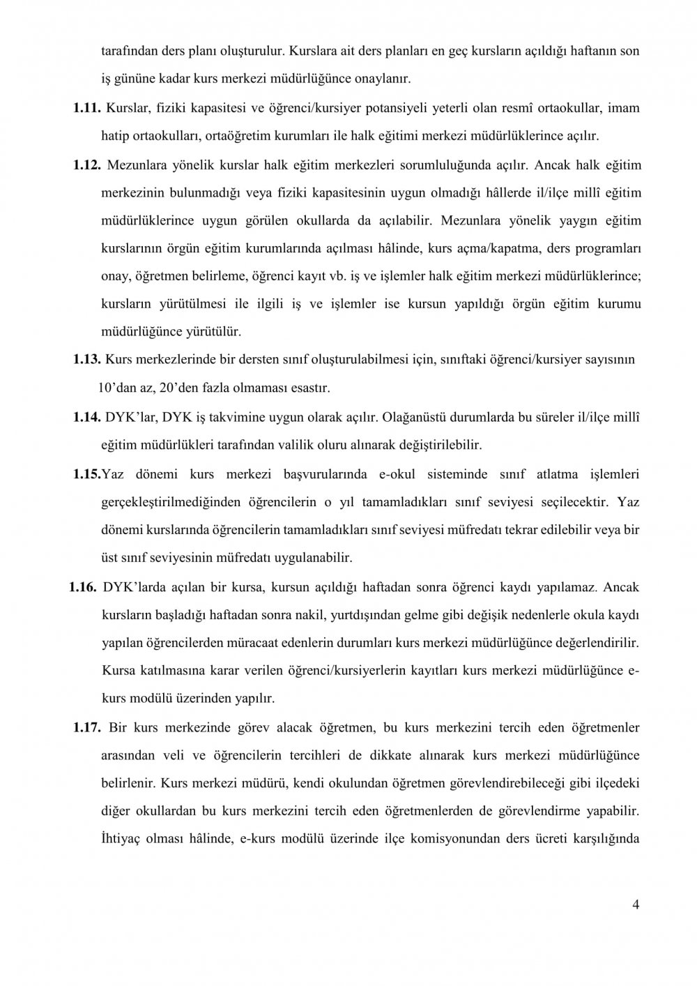 2017-2018 Öğretim Yılı Destekleme ve Yetiştirme Kursu e-Kılavuzu Yayımlandı