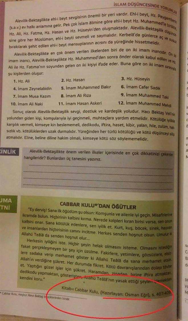MEB, FETÖ'cünün Makalesini Okul Kitabına Koymuş